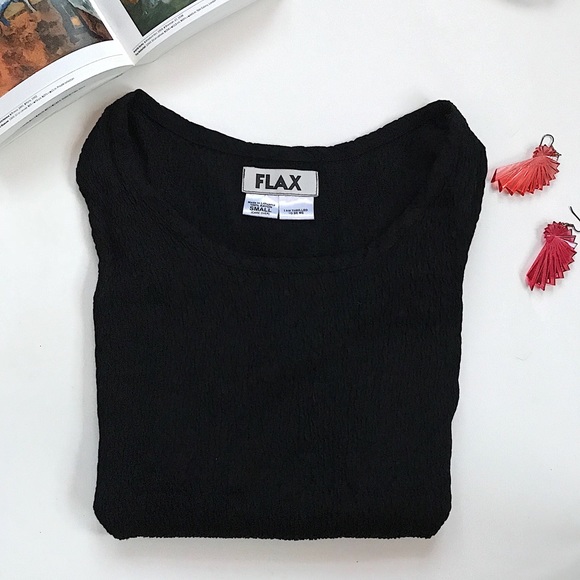 Flax Rayon Boxy Tank Top - Picture 1 of 4